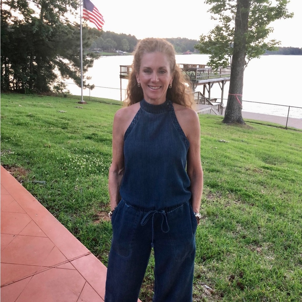 Denim Cloth and Stone Jumpsuit